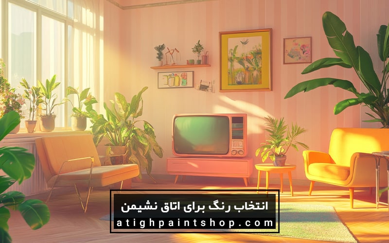 خرید رنگ برای اتاق نشیمن