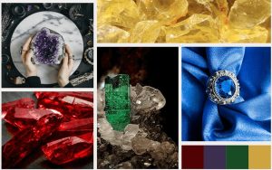 استفاده از رنگ‌های جواهراتی در دکوراسیون