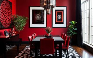 استفاده از رنگ قرمز در دکوراسیون
