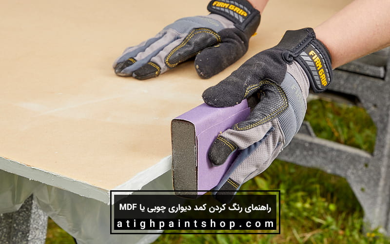 5 مرحله رنگ کردن کمد دیواری چوبی