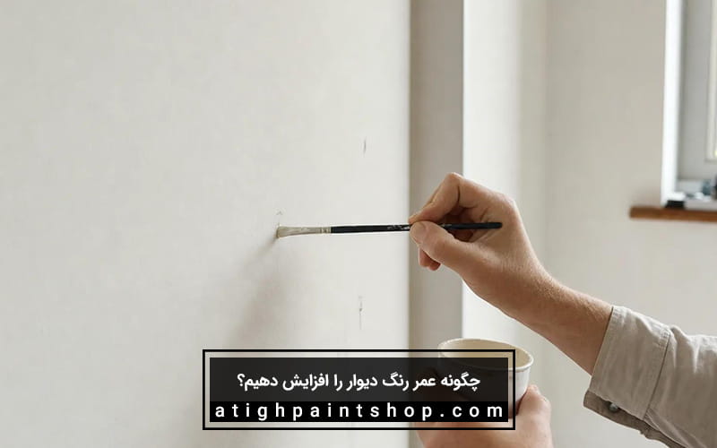 افزایش عمر رنگ دیوار