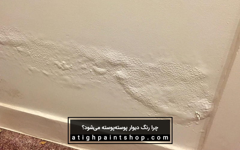 پوسته شدن رنگ دیوار